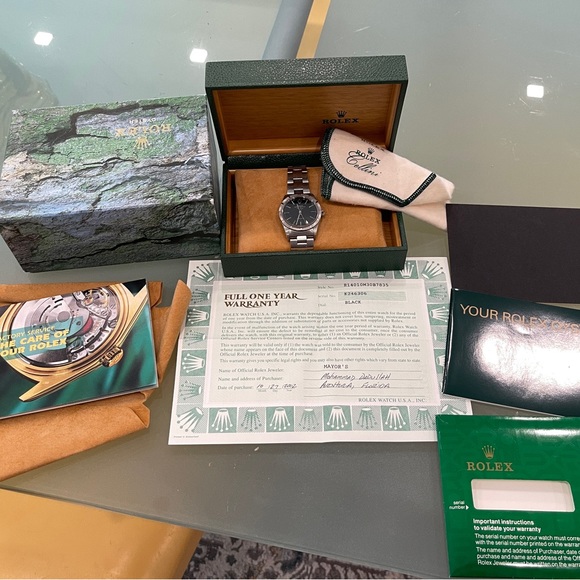 Rolex Air King in stainless steel with original packaging and box - Picture 6 of 9